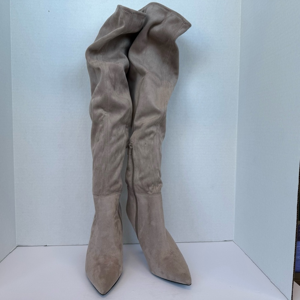 Aldo Tan Over the Knee Suede Boots